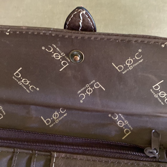 BOC Black & Brown Pebbled Leather Concepts Wallet - Picture 6 of 10